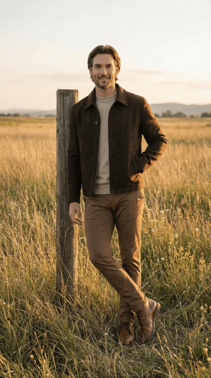 Model with natural aesthetic background 3